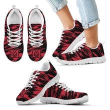 Load image into Gallery viewer, Brush Strong Cracking Comfortable Miami RedHawks Sneakers