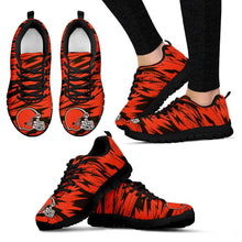 Load image into Gallery viewer, Brush Strong Cracking Comfortable Cleveland Browns Sneakers