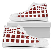 Load image into Gallery viewer, Beautiful Detroit Lions High Top Shoes Chocolate Lovely Gift Valentine