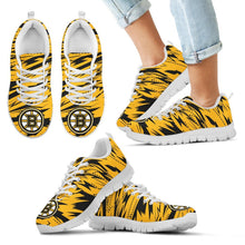 Load image into Gallery viewer, Brush Strong Cracking Comfortable Boston Bruins Sneakers