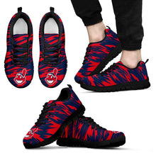Load image into Gallery viewer, Brush Strong Cracking Comfortable Cleveland Indians Sneakers