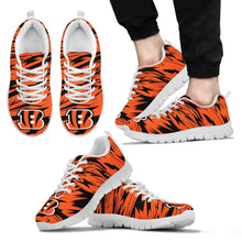 Load image into Gallery viewer, Brush Strong Cracking Comfortable Cincinnati Bengals Sneakers