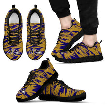 Load image into Gallery viewer, Brush Strong Cracking Comfortable Baltimore Ravens Sneakers