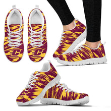 Load image into Gallery viewer, Brush Strong Cracking Comfortable Central Michigan Chippewas Sneakers