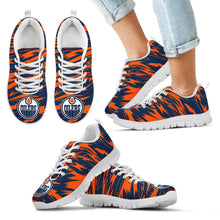 Load image into Gallery viewer, Brush Strong Cracking Comfortable Edmonton Oilers Sneakers