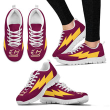 Load image into Gallery viewer, Thunder Lightning Amazing Pictures Pretty Logo Central Michigan Chippewas Sneakers