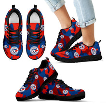 Load image into Gallery viewer, Toronto Blue Jays Cotton Camouflage Fabric Military Solider Style Sneakers