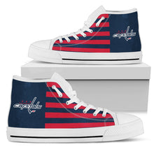 Load image into Gallery viewer, American Flag Washington Capitals High Top Shoes