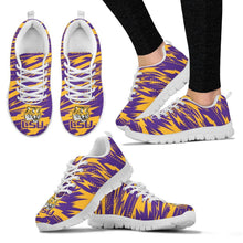 Load image into Gallery viewer, Brush Strong Cracking Comfortable LSU Tigers Sneakers
