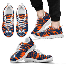 Load image into Gallery viewer, Brush Strong Cracking Comfortable Edmonton Oilers Sneakers