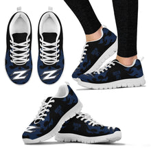 Load image into Gallery viewer, Tribal Flames Pattern Akron Zips Sneakers