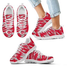Load image into Gallery viewer, Brush Strong Cracking Comfortable Cincinnati Reds Sneakers