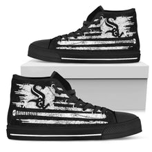 Load image into Gallery viewer, American Flag Vintage Baseball Chicago White Sox High Top Shoes