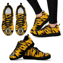 Load image into Gallery viewer, Brush Strong Cracking Comfortable Boston Bruins Sneakers