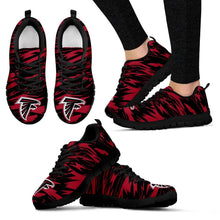 Load image into Gallery viewer, Brush Strong Cracking Comfortable Atlanta Falcons Sneakers