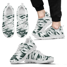 Load image into Gallery viewer, Brush Strong Cracking Comfortable New York Jets Sneakers