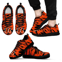 Load image into Gallery viewer, Brush Strong Cracking Comfortable Cincinnati Bengals Sneakers