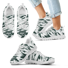 Load image into Gallery viewer, Brush Strong Cracking Comfortable New York Jets Sneakers