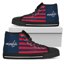 Load image into Gallery viewer, American Flag Washington Capitals High Top Shoes