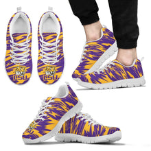 Load image into Gallery viewer, Brush Strong Cracking Comfortable LSU Tigers Sneakers
