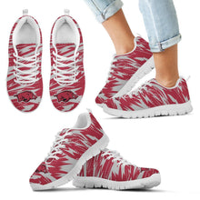 Load image into Gallery viewer, Brush Strong Cracking Comfortable Arkansas Razorbacks Sneakers