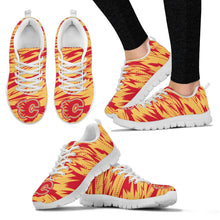 Load image into Gallery viewer, Brush Strong Cracking Comfortable Calgary Flames Sneakers