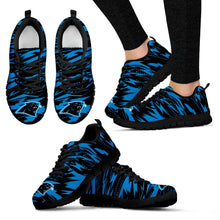 Load image into Gallery viewer, Brush Strong Cracking Comfortable Carolina Panthers Sneakers