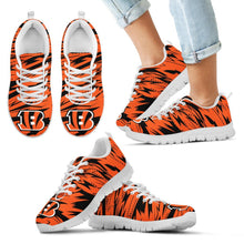 Load image into Gallery viewer, Brush Strong Cracking Comfortable Cincinnati Bengals Sneakers