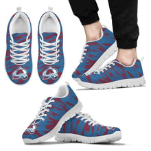 Load image into Gallery viewer, Brush Strong Cracking Comfortable Colorado Avalanche Sneakers