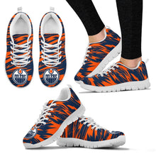 Load image into Gallery viewer, Brush Strong Cracking Comfortable Edmonton Oilers Sneakers