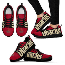 Load image into Gallery viewer, Arizona Diamondbacks Fan Custom Unofficial Running Shoes Sneakers Trainers Ladies Kids Men Gift