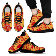 Load image into Gallery viewer, Brush Strong Cracking Comfortable Calgary Flames Sneakers