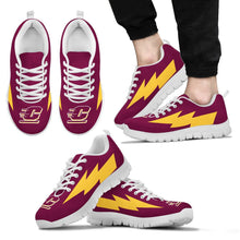 Load image into Gallery viewer, Thunder Lightning Amazing Pictures Pretty Logo Central Michigan Chippewas Sneakers