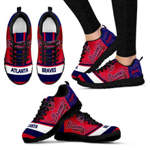 Load image into Gallery viewer, Three Impressing Point Of LogoAtlanta Braves Sneakers