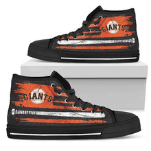 Load image into Gallery viewer, American Flag Vintage Baseball San Francisco Giants High Top Shoes