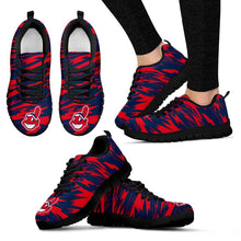 Load image into Gallery viewer, Brush Strong Cracking Comfortable Cleveland Indians Sneakers