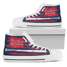 Load image into Gallery viewer, American Flag Vintage Baseball Cleveland Indians High Top Shoes