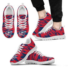 Load image into Gallery viewer, Brush Strong Cracking Comfortable Columbus Blue Jackets Sneakers