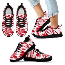 Load image into Gallery viewer, Brush Strong Cracking Comfortable Detroit Red Wings Sneakers