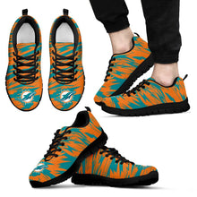 Load image into Gallery viewer, Brush Strong Cracking Comfortable Miami Dolphins Sneakers