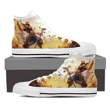 Load image into Gallery viewer, AZIR LEGUE OF LEGENDS CUSTOM CANVAS SHOES FOR LADIES