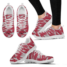 Load image into Gallery viewer, Brush Strong Cracking Comfortable Arkansas Razorbacks Sneakers