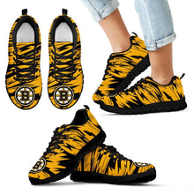 Load image into Gallery viewer, Brush Strong Cracking Comfortable Boston Bruins Sneakers