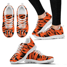 Load image into Gallery viewer, Brush Strong Cracking Comfortable Cincinnati Bengals Sneakers