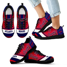 Load image into Gallery viewer, Three Impressing Point Of LogoAtlanta Braves Sneakers