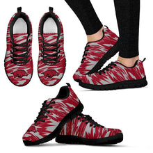 Load image into Gallery viewer, Brush Strong Cracking Comfortable Arkansas Razorbacks Sneakers