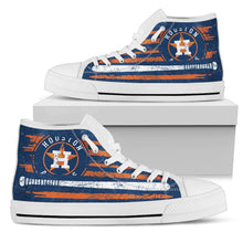 Load image into Gallery viewer, American Flag Vintage Baseball Houston Astros High Top Shoes
