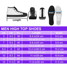 Load image into Gallery viewer, American Flag Vintage Baseball Chicago Cubs High Top Shoes